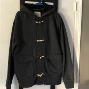 Sherpa-lined, hooded jacket